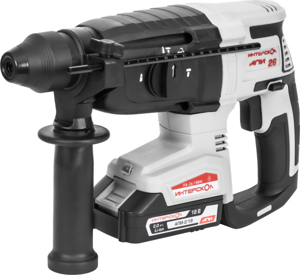 Перфоратор Интерскол ПА-26/18ВМ патр.:SDS-plus уд.:2.8Дж аккум. (кейс в комплекте)