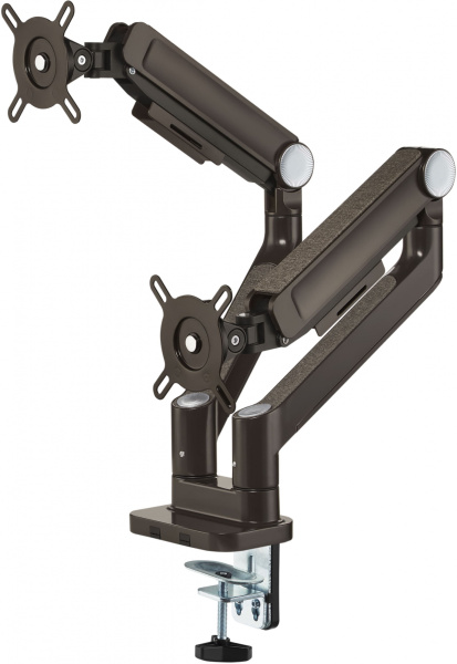 Кронштейн для мониторов Ultramounts UM733BR черный/коричневый 17"-32" макс.8кг крепление к столешниц