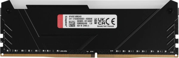 Память DDR4 8GB 2666MHz Kingston KF426C16BB2A/8 Fury Beast RGB RTL Gaming PC4-21300 CL16 DIMM 288-pi