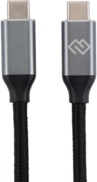 Кабель Digma D-Type-C-USB3.2-2m D-TYPE-C-USB3.2-100W-4K-2M 2м черный