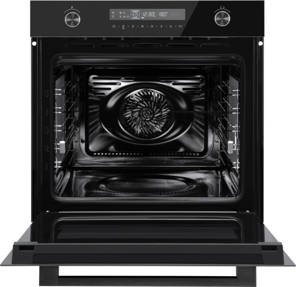 Духовой шкаф Электрический Weissgauff EOM 751 PDB Black Edition черный