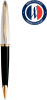 Ручка шариков. Waterman Carene De Luxe (CWS0700000) Black Silver GT M син. черн. подар.кор.