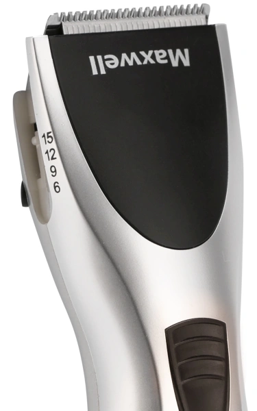 Машинка для стрижки Maxwell MW-2103 серебристый (насадок в компл:1шт)