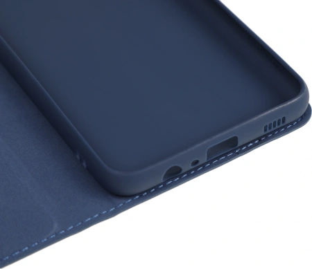 Чехол (флип-кейс) DF для Samsung Galaxy A02 sFlip-85 синий (DF SFLIP-85 (BLUE))