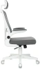 Кресло Бюрократ ASTER NH-W темно-серый TW-04 Neo Grey сетка/ткань с подголов. крестов. пластик пластик белый