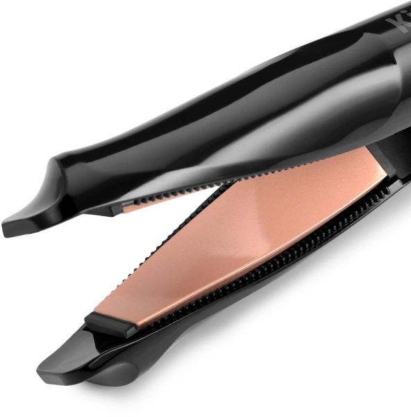 Выпрямитель Kitfort КТ-3225 45Вт черный макс.темп.:230С покрытие:керамическое