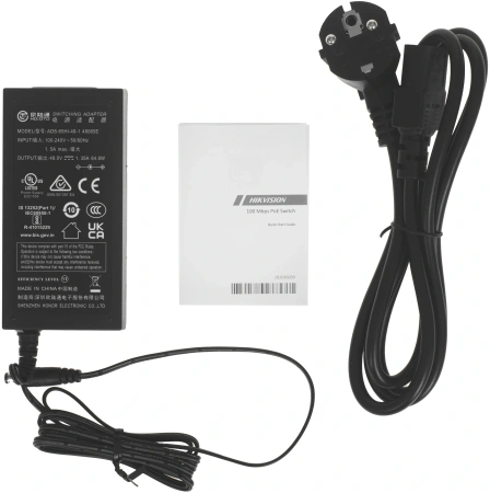 Коммутатор Hikvision DS-3E1309P-EI/M 8x100Мбит/с 1x1Гбит/с 8PoE+ 110W управляемый