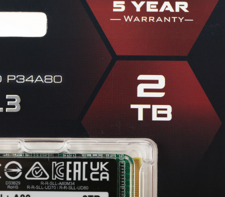 Накопитель SSD Silicon Power PCIe 3.0 x4 2TB SP002TBP34A80M28 M-Series M.2 2280