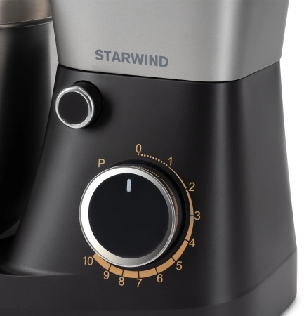 Миксер планетарный Starwind SPM2251 1500Вт черный/серебристый