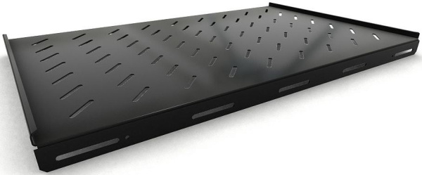 Полка стационарная Hyperline TSH3L-850-RAL9004 1U нагр.:20кг. 19" 850мм черный (упак.:1шт)