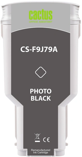 Картридж струйный Cactus CS-F9J79A 727 XXL фото черный (300мл) для HP DJ T920/T930/T1500/T1530/T2500/T2530