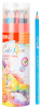 Карандаши цв. Deli EC00337 ColoRun трехгран. 36цв. карт.тубус