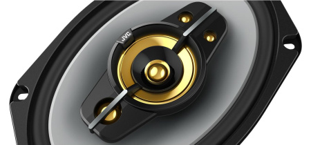 Колонки автомобильные JVC CS-DR695HP 800Вт 85дБ 4Ом 15x23см (6x9дюйм) (ком.:2кол.) коаксиальные пятиполосные