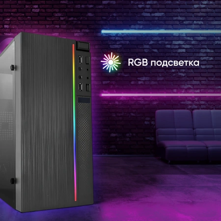 Корпус Оклик OCC-MN306 черный без БП mATX 2xUSB2.0 1xUSB3.0 audio