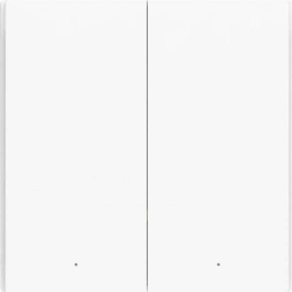 Умный выключатель Aqara Wireless Remote Switch H1 2-хкл. белый (WRS-R02)