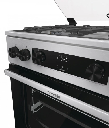 Плита Комбинированная Gorenje GKS6C72XF нержавеющая сталь