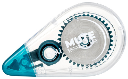 Лента коррект. Deli Mute EH361 20мх5мм ассорти корпус блистер