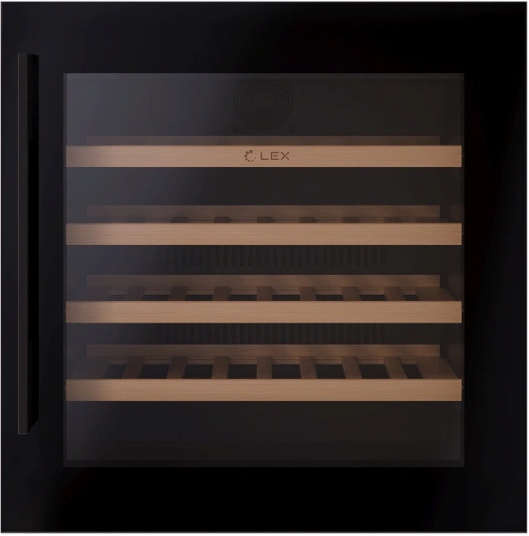 Винный шкаф Lex LWD6036BL 1-нокамерн. черный стекло (CHAT500006)