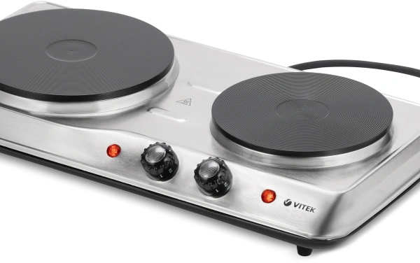 Плита Электрическая Vitek VT-3702 стальной (настольная)