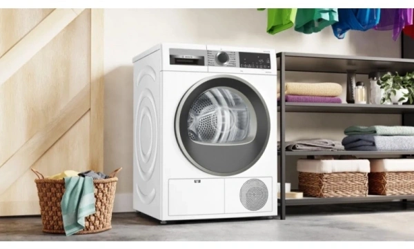 Сушильная машина Bosch WQG1420AME пан.англ. кл.энер.:A++ макс.загр.:9кг белый