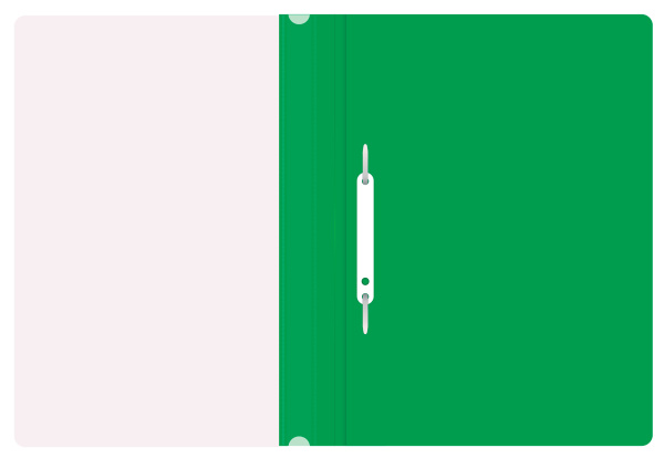 Папка-скоросшиватель Buro -PSE20BU/GRN A4 прозрач.верх.лист пластик зеленый 0.11/0.13