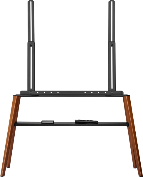 Подставка для телевизора Cactus CS-ST3647BKWN черный/орех 49"-75" макс.40кг напольный