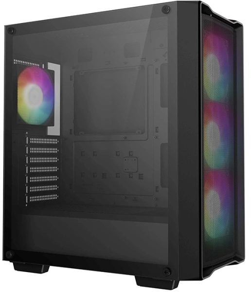 Корпус Deepcool CC560 Mesh V2 черный без БП ATX 4x120mm 5x140mm 2xUSB3.0 audio bott PSU