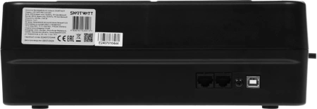 Источник бесперебойного питания Smartwatt SAFE PRO LCD 600 360Вт 600ВА черный