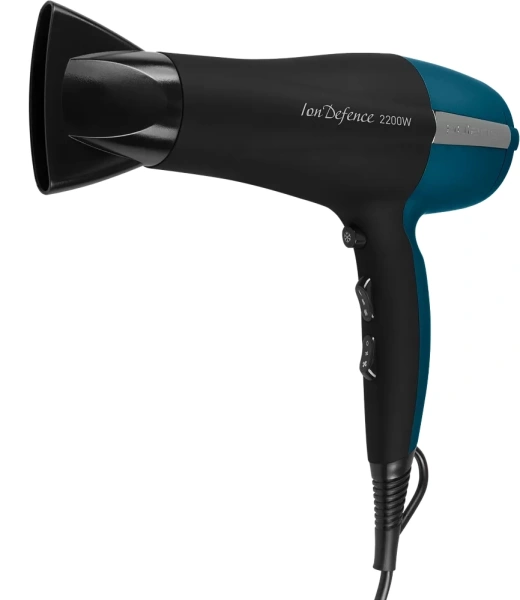 Фен Polaris PHD 2245Ti 2200Вт черный/бирюзовый