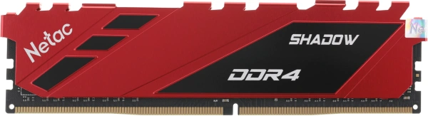 Память DDR4 8GB 3600MHz Netac NTSDD4P36SP-08R Shadow RTL Gaming PC4-28800 CL18 DIMM 288-pin 1.35В In
