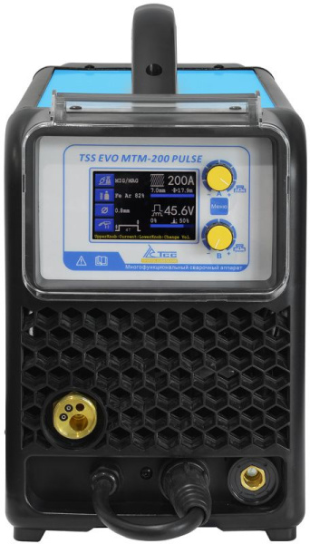 Сварочный полуавтомат ТСС EVO MTM-200 PULSE инвертор MMA, PULSE MMA,TIG, PULSE TIG, MIG, PULSE MIG,