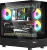 Корпус Formula Crystal Z8 FLOE черный без БП ATX 6x120mm 1xUSB2.0 1xUSB3.0 1xUSB3.1 audio bott PSU