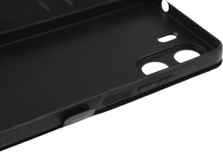 Чехол (флип-кейс) BoraSCO для Xiaomi Poco C65 Book Case черный (72850)