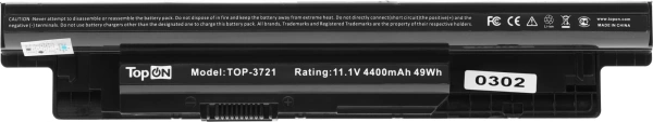 Батарея для ноутбука TopON TOP-3721 11.1V 4400mAh литиево-ионная
