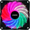 Вентилятор для корпуса Digma DFAN-FRGB2 RGB 120х120x25 черный 3-pin 4-pin (Molex) 23дБ Ret