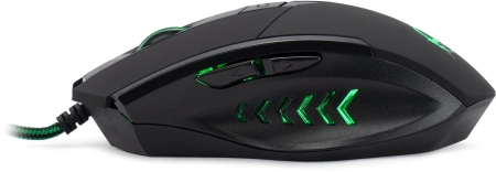Мышь Оклик 815G INFERNO черный оптическая (2400dpi) USB (6but)