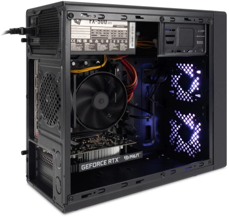 ПК IRU Game 510H6SEA MT i5 12400F (2.5) 32Gb SSD512Gb RTX3050 8Gb FreeDOS GbitEth 500W черный (2023158)