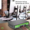 Коммутатор Digma DSP204F-2F-T80 DSP204F-2F-T80 V1 6x100Мбит/с 4PoE 4PoE+ 80W неуправляемый