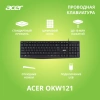 Клавиатура Acer OKW121 черный USB (ZL.KBDEE.00B)