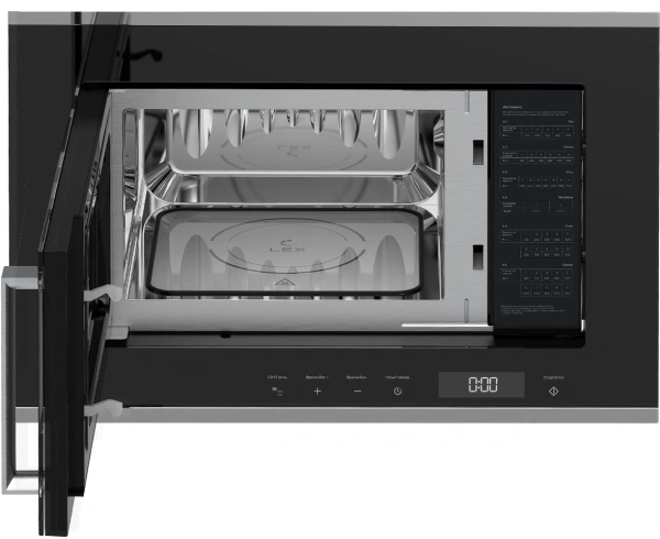Микроволновая печь Lex BIMO 20.07 INOX 20л. 800Вт нержавеющая сталь/черный (встраиваемая)