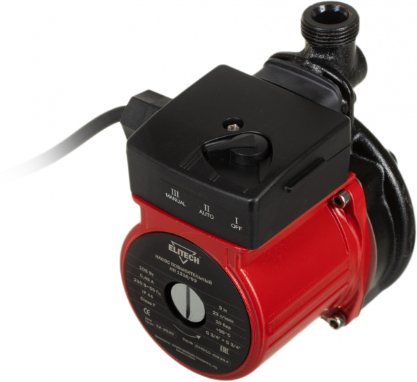 Насос циркуляционный Elitech НП 1216/9Э 105Вт 1380л/час (181578)
