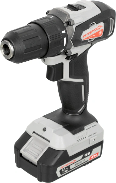 Дрель-шуруповерт Интерскол ДА-13/18ВК аккум. патрон:быстрозажимной (кейс в комплекте) (575.2.2.70)