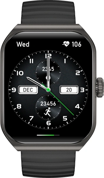 Смарт-часы Black Shark BS-W2401 (GT3) 1.96" AMOLED корп.черный рем.черный разм.брасл.:150-215мм (1746770)