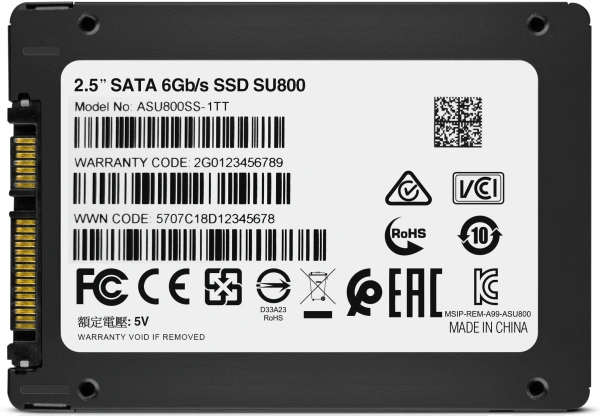 Накопитель SSD A-Data SATA III 1Tb ASU800SS-1TT-C SU800 2.5"