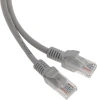 Патч-корд PP12-5M 1000G UTP 4 пары cat5E CCA molded 5м серый RJ-45 (m)-RJ-45 (m)