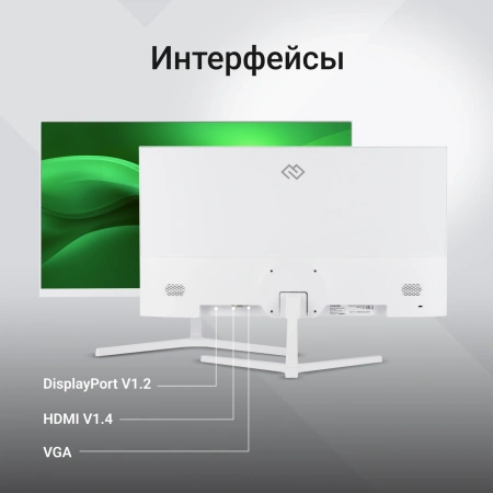 Монитор Digma 23.5" 24P502F IPS FHD чер 5ms HDMI DP M/M 300cd