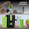 Соковыжималка центробежная Hyundai HY-JE1625 500Вт рез.сок.:400мл. черный/зеленый