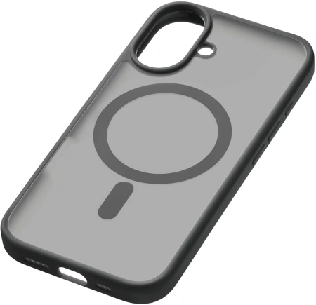 Чехол (клип-кейс) uBear для Apple iPhone 16 Plus Cloud with MagSafe черный (CS433BL67MT-I24M)