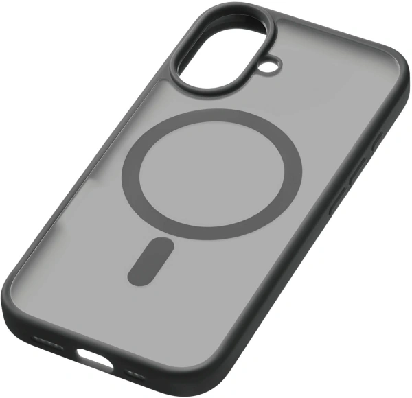 Чехол (клип-кейс) uBear для Apple iPhone 16 Plus Cloud with MagSafe черный (CS433BL67MT-I24M)