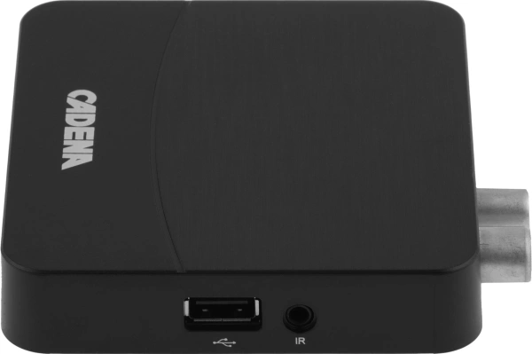 Ресивер DVB-T2 Cadena CDT-2388S черный